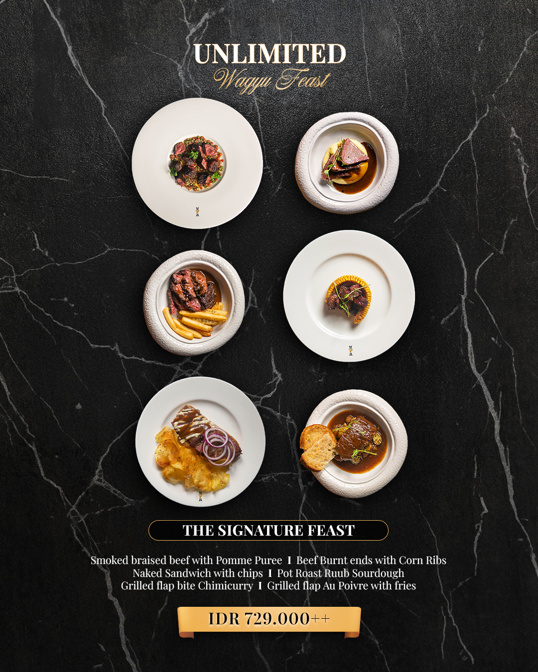 The Signature Feast menu