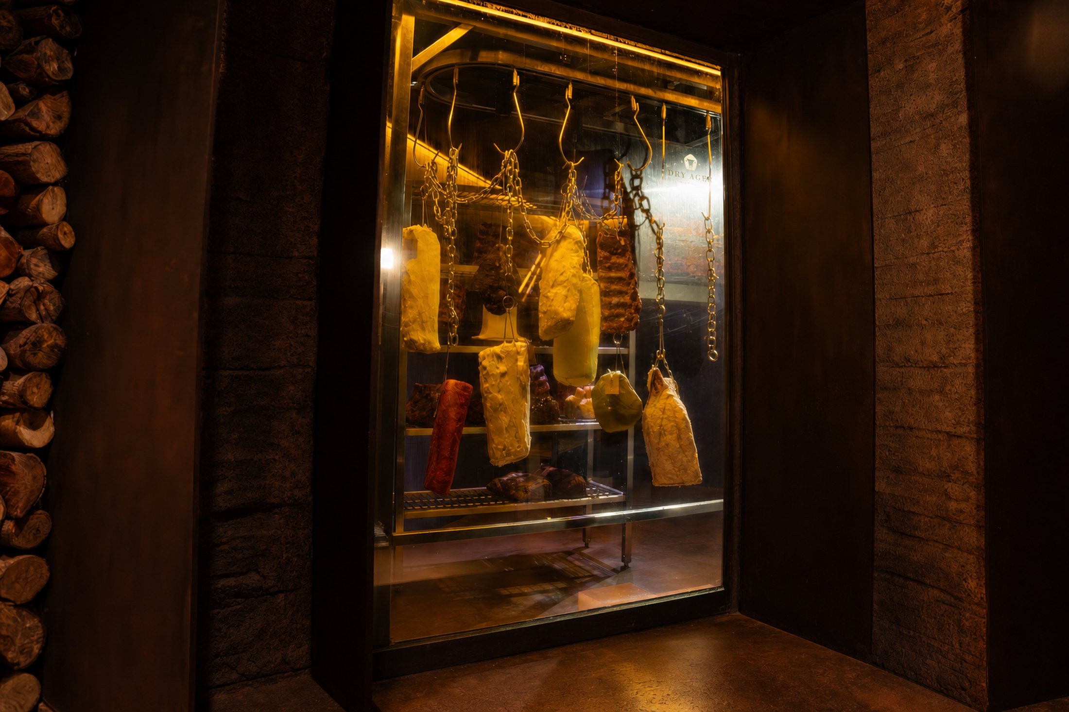 The DRY AGER room at Meatguy SCBD, Southeast Asia's first dry-aging room