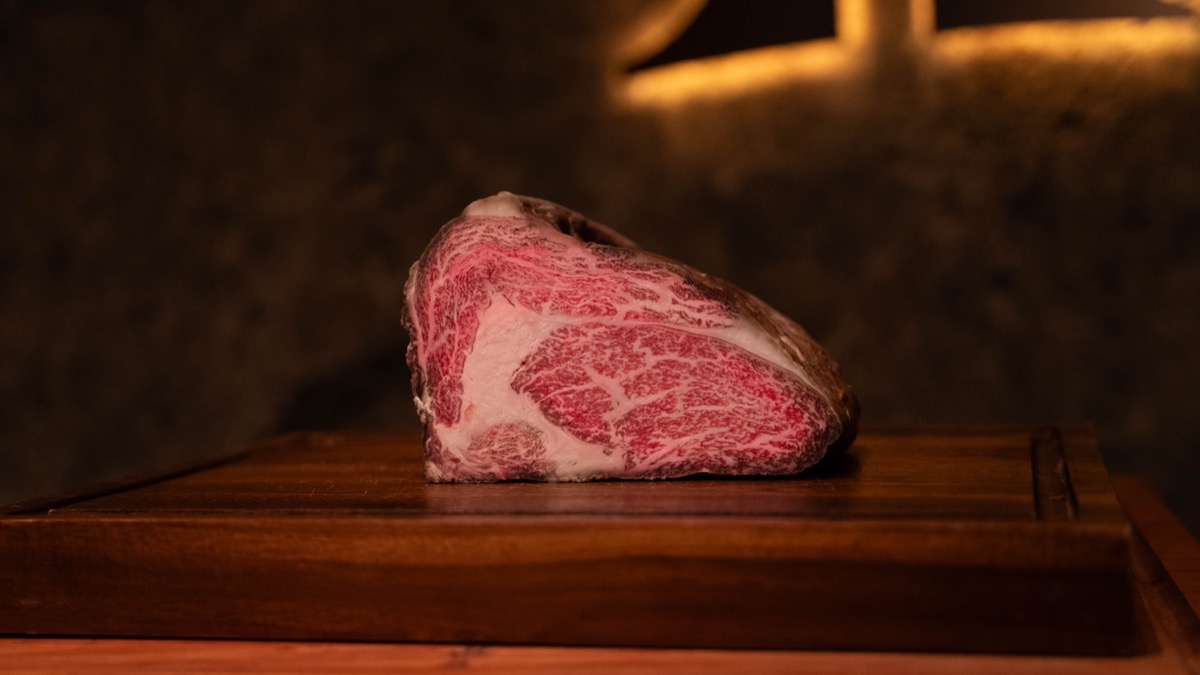 Ribeye Original dry-aged Fullblood Wagyu at Meatguy Steakhouse Jakarta