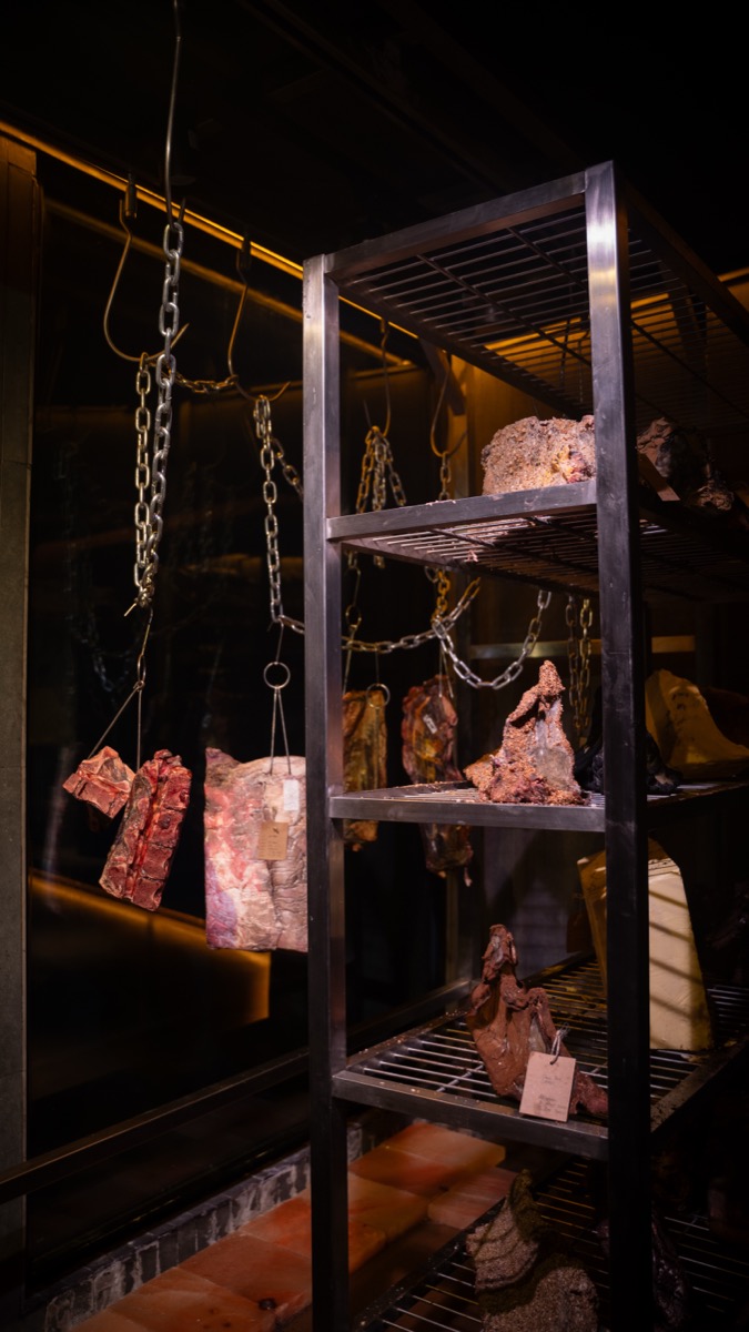 The Dry Ager room at Meatguy SCBD